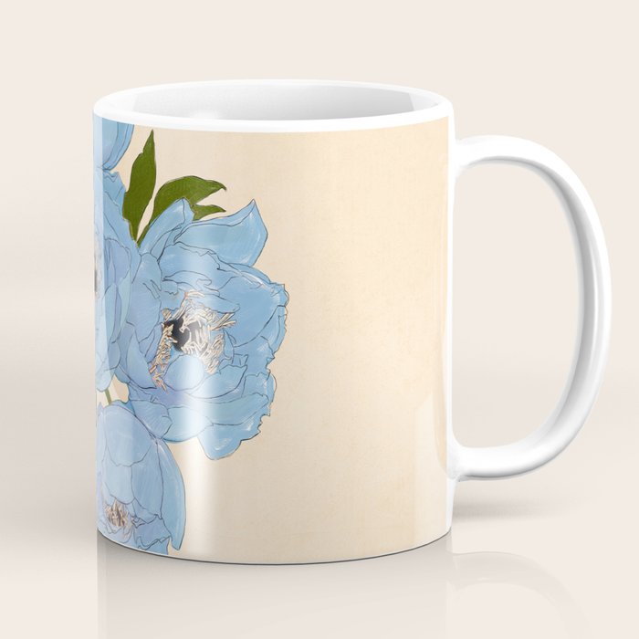 Bouquet Gift Blue Coffee Mug Gallery Image 1