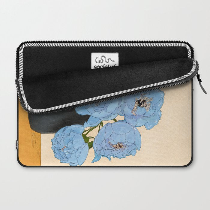 Bouquet Gift Blue Laptop Sleeve Gallery Image 2