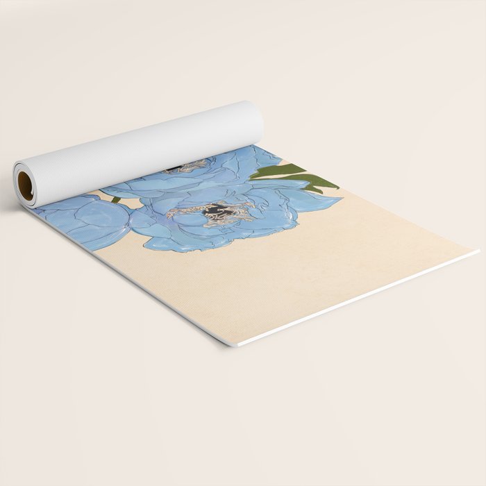 Bouquet Gift Blue Yoga Mat Gallery Image 2
