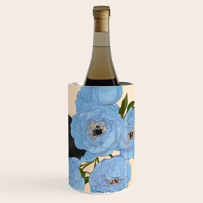 Bouquet Gift Blue Wine Chiller Gallery Image 1