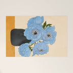 Bouquet Gift Blue Welcome Mat Gallery Image 1