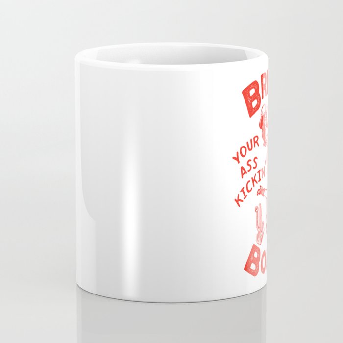 Bring Your Ass Kicking Boots! Cute & Cool Retro Cowgirl Design Coffee Mug Gallery Image 4