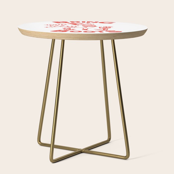 Bring Your Ass Kicking Boots! Cute & Cool Retro Cowgirl Design Side Table Gallery Image 1