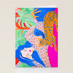 Relaxing with Cat Stationery Card Gallery Image 2