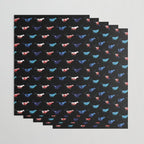 Red and blue shrimp Wrapping Paper Gallery Image 3