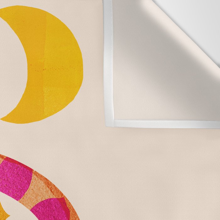Abstraction_SUN_MOON_SNAKE_Minimalism_001 Wall Tapestry Gallery Image 3