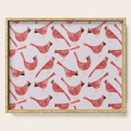 Red  Cardinal Birds Serving Tray Gallery Image 1