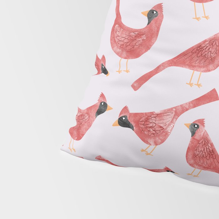 Red  Cardinal Birds Pillow Sham Gallery Image 4