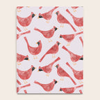 Red  Cardinal Birds Notebook Gallery Image 4