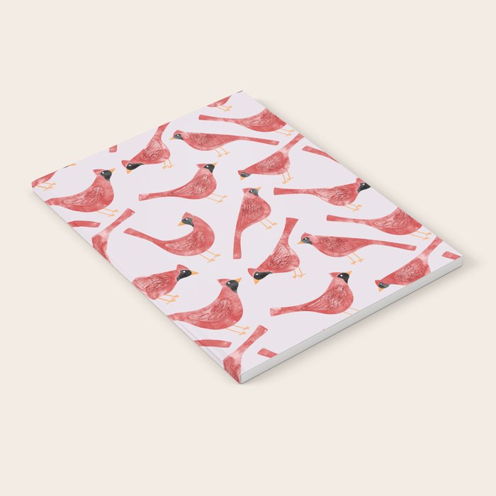 Red  Cardinal Birds Notebook Gallery Image 1
