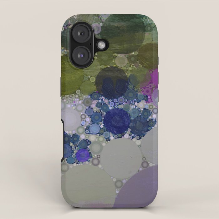fig and ivy - contemporary colorful abstract design iPhone Case Gallery Image 1