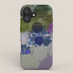 fig and ivy - contemporary colorful abstract design iPhone Case Gallery Image 1