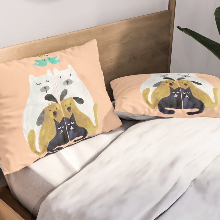 Let's get together Pillow Sham Gallery Image 2