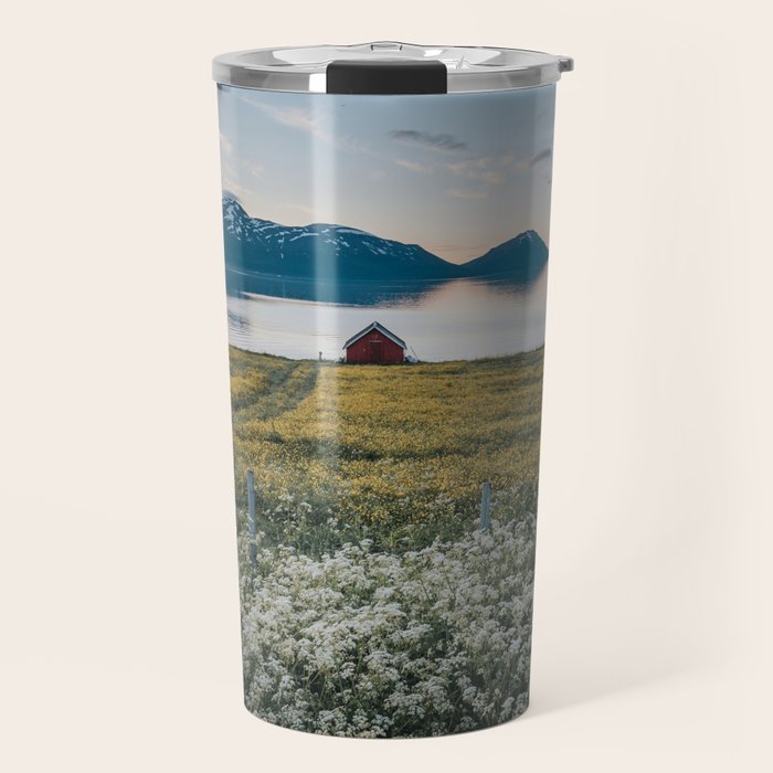 Nordic Summer - Landscape and Nature Photography Travel Mug Gallery Image 1
