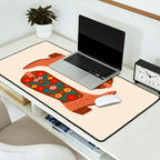 Cowgirl Boots - Bright Multicolor Desk Mat Gallery Image 2
