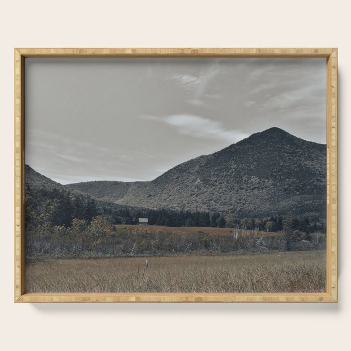 Haven x travel photography mountains nature fine art Serving Tray Gallery Image 1
