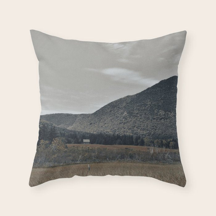 Haven x travel photography mountains nature fine art Throw Pillow Gallery Image 1