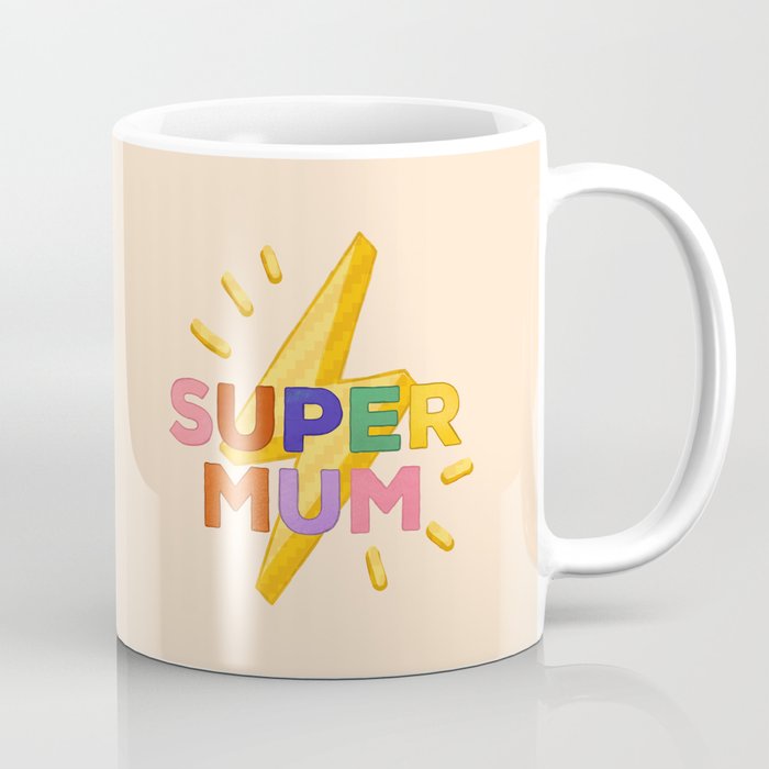 Retro Super Mum  Coffee Mug Gallery Image 1