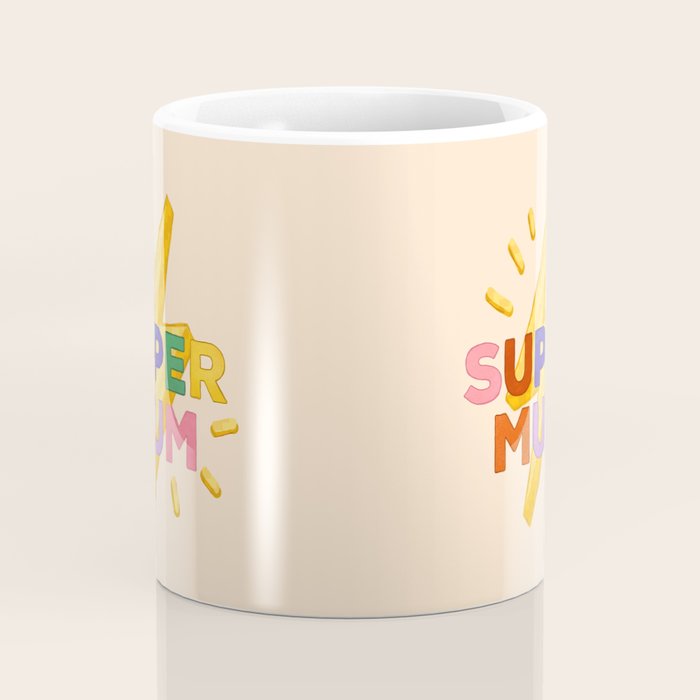 Retro Super Mum  Coffee Mug Gallery Image 4