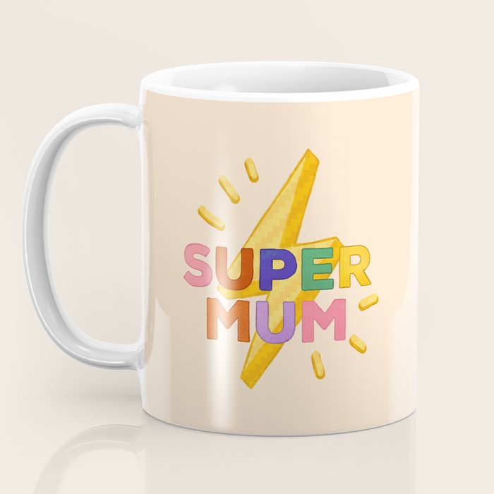 Retro Super Mum  Coffee Mug Gallery Image 3