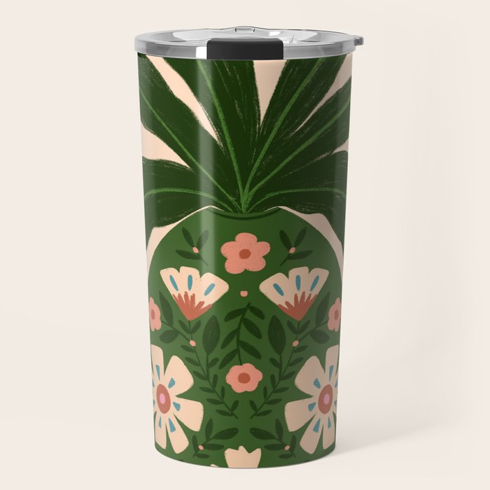 Ornamental Vase Travel Mug Gallery Image 1