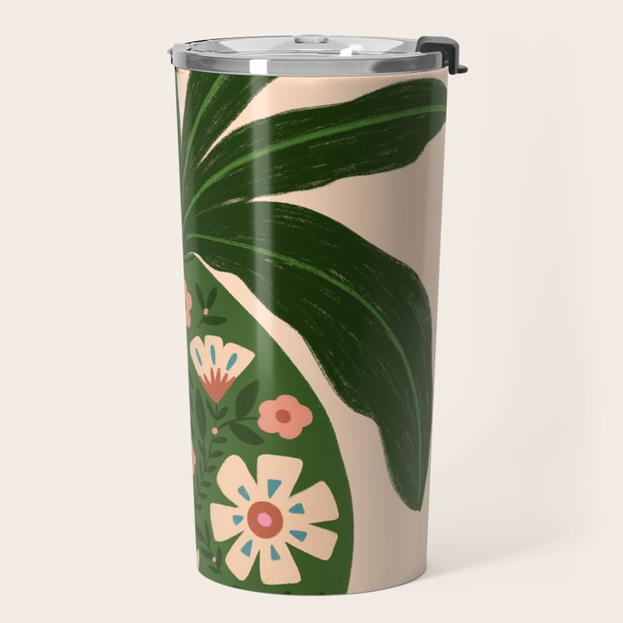 Ornamental Vase Travel Mug Gallery Image 2