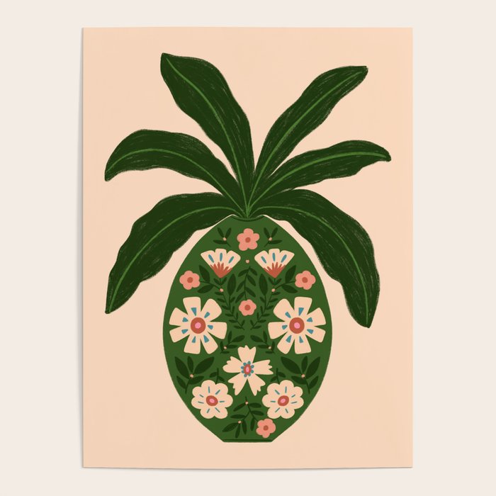 Ornamental Vase Poster Gallery Image 4