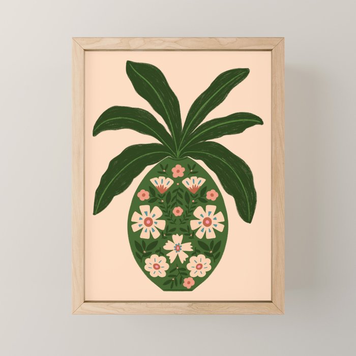 Ornamental Vase Mini Art Print Gallery Image 1