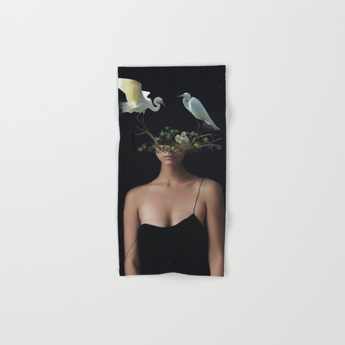 Lady with Birds 3 Towels Gallery Image 1