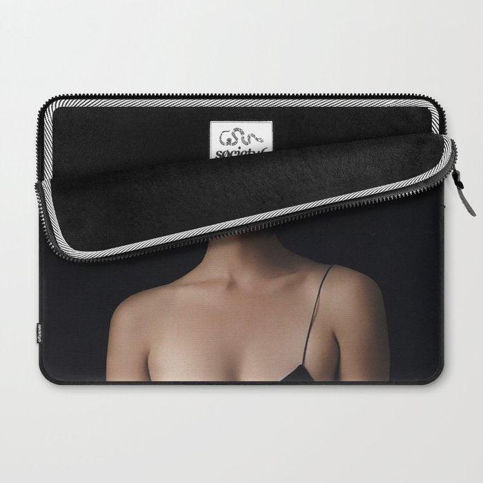 Lady with Birds 3 Laptop Sleeve Gallery Image 2