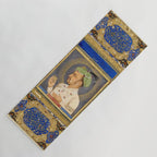 Antique Indian Miniature Painted Illustration Yoga Mat Gallery Image 1