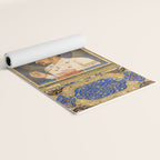 Antique Indian Miniature Painted Illustration Yoga Mat Gallery Image 2