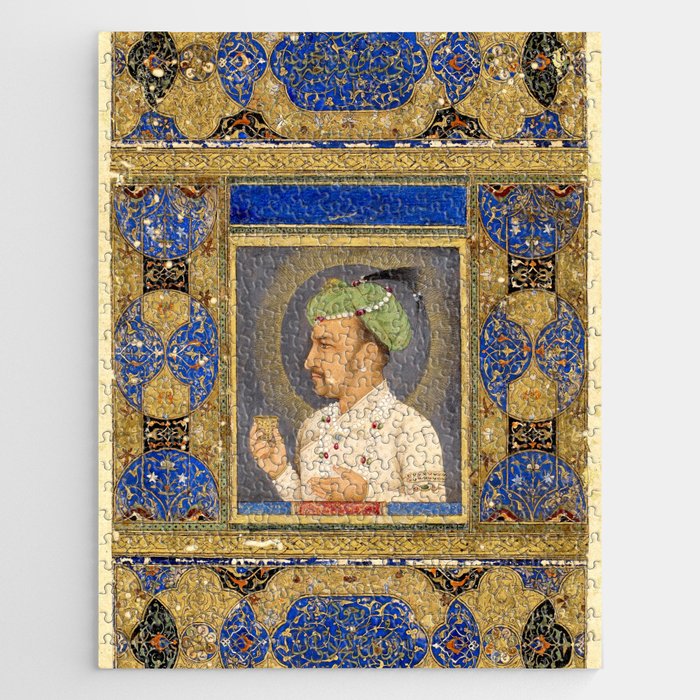 Antique Indian Miniature Painted Illustration Jigsaw Puzzle Gallery Image 1