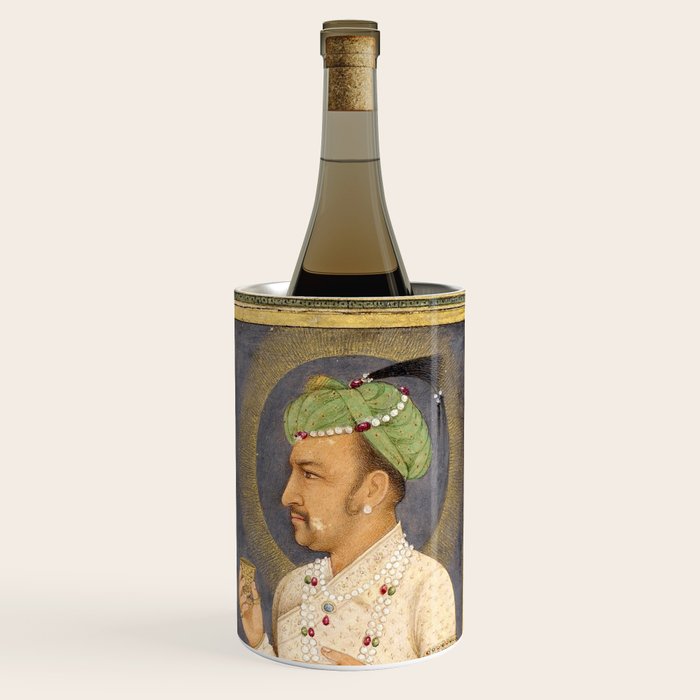 Antique Indian Miniature Painted Illustration Wine Chiller Gallery Image 1
