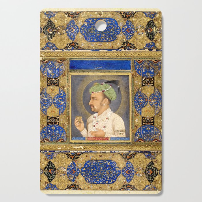 Antique Indian Miniature Painted Illustration Cutting Board Gallery Image 1