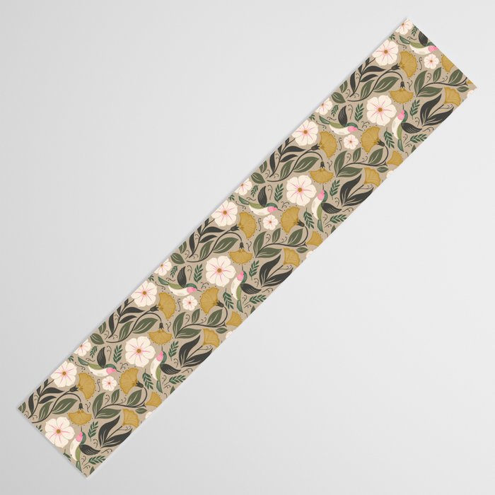 Hummingbird and Flowers Table Runner Gallery Image 3