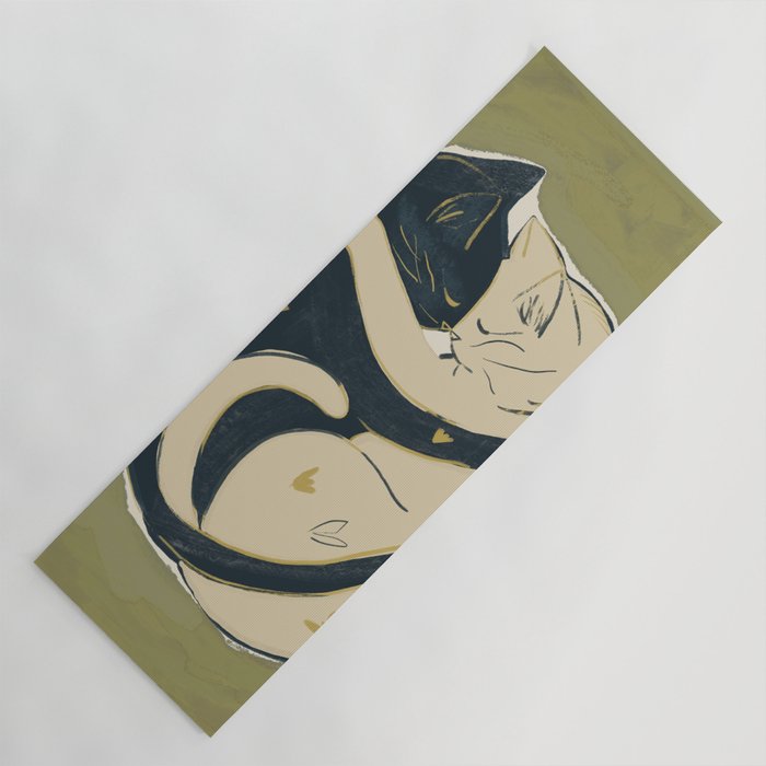Cats In Love Yoga Mat Gallery Image 1