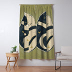 Cats In Love Window Curtain Gallery Image 5