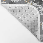 Festive Forest - Grey Bath Mat Gallery Image 2