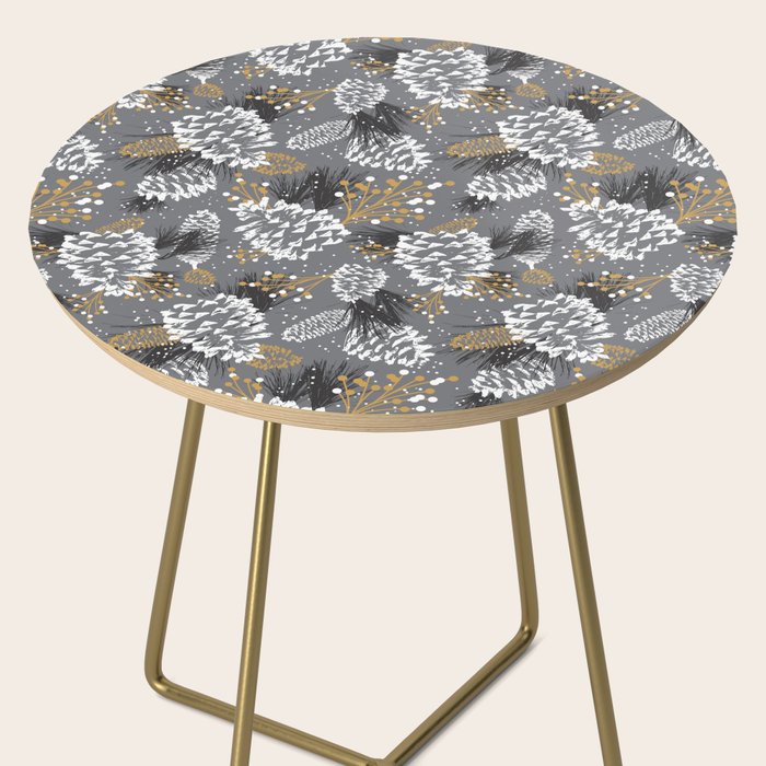 Festive Forest - Grey Side Table Gallery Image 2