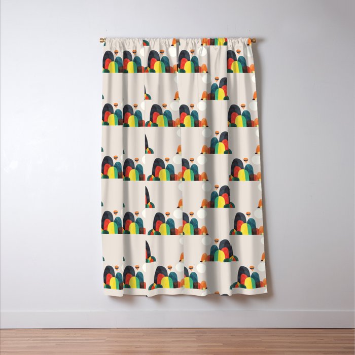Wanderlust Window Curtain Gallery Image 3