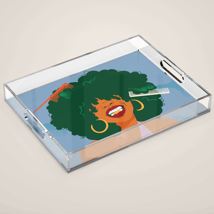 Gold Teeth Shorty Acrylic Tray Gallery Image 1