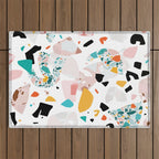 Mixed Mess I. / Collage, Terrazzo, Colorful Outdoor Rug Gallery Image 1