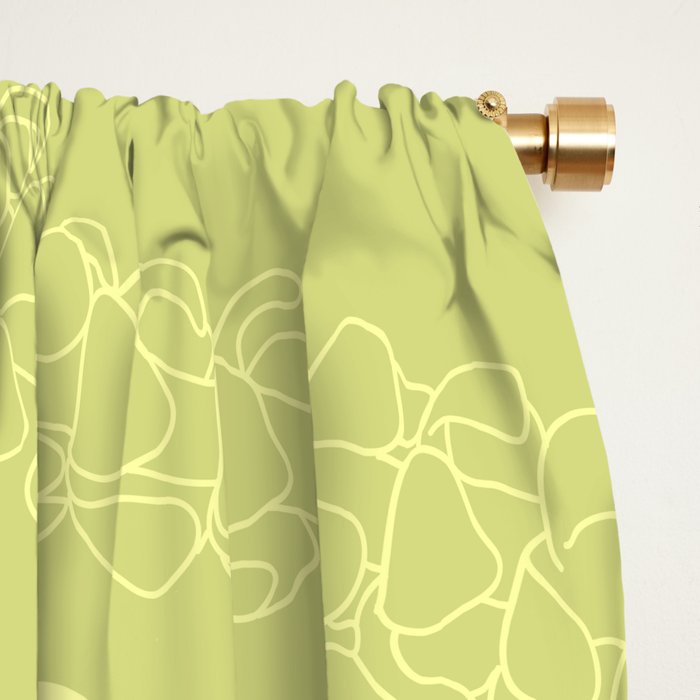 Puakenikeni lei Hawaii art v1 Window Curtain Gallery Image 2