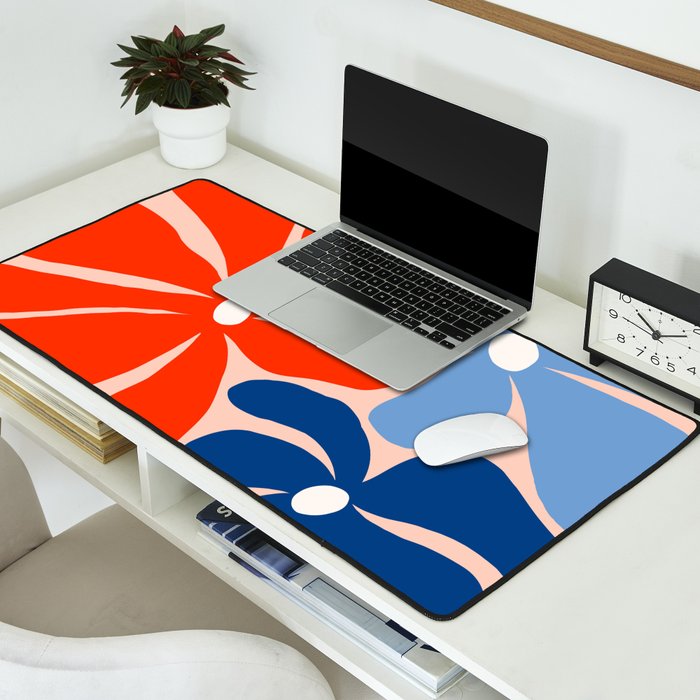 Abstract Matisse Paris Floral Market  Desk Mat Gallery Image 2