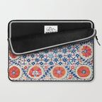 Bokhara Nim Suzani Southwest Uzbekistan Embroidery Print Laptop Sleeve Gallery Image 2