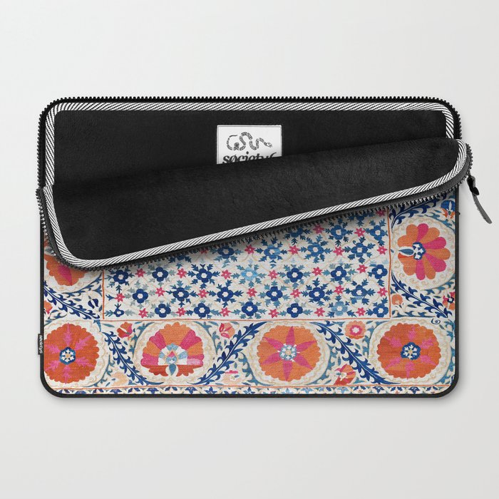 Bokhara Nim Suzani Southwest Uzbekistan Embroidery Print Laptop Sleeve Gallery Image 2