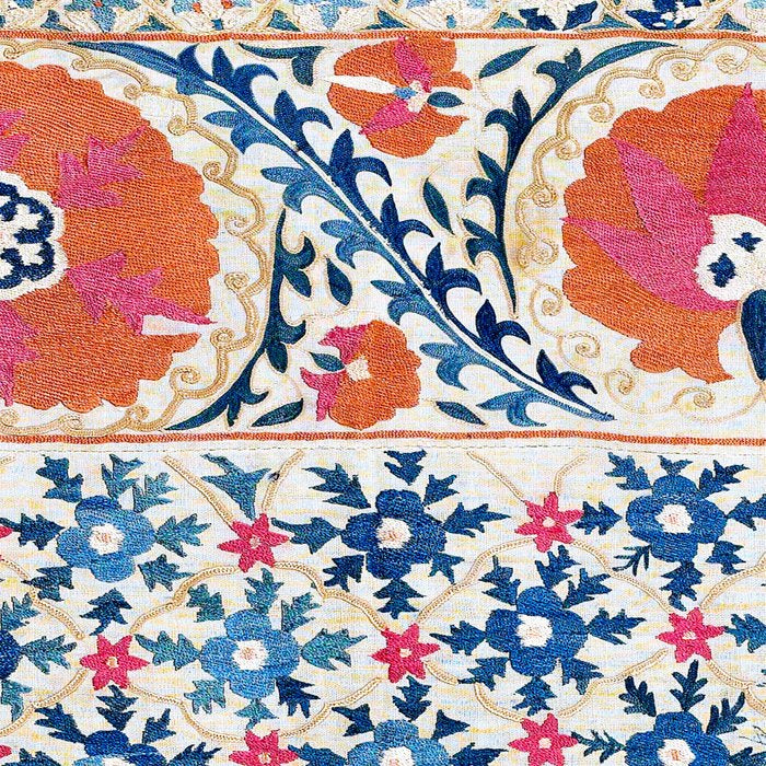 Bokhara Nim Suzani Southwest Uzbekistan Embroidery Print Coffee Mug Gallery Image 2