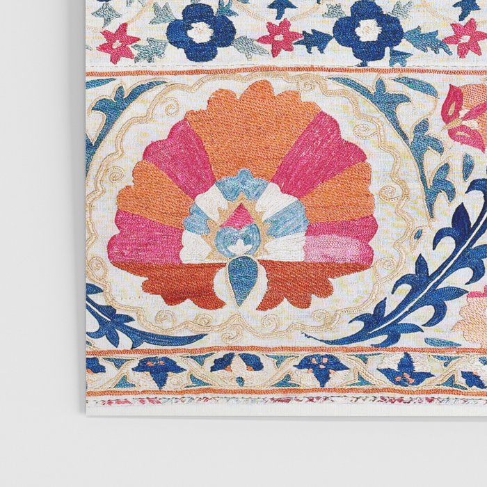 Bokhara Nim Suzani Southwest Uzbekistan Embroidery Print Poster Gallery Image 3