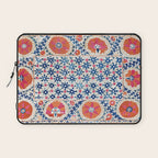 Bokhara Nim Suzani Southwest Uzbekistan Embroidery Print Laptop Sleeve Gallery Image 1